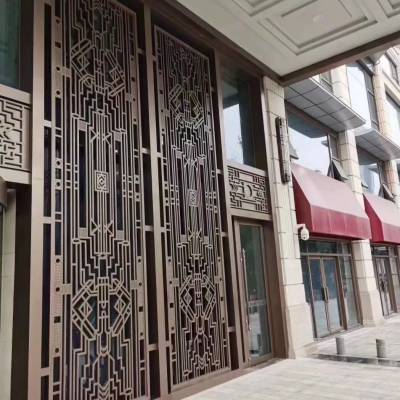 不锈钢装饰屏风 客厅屏风隔断 白钢屏风花格