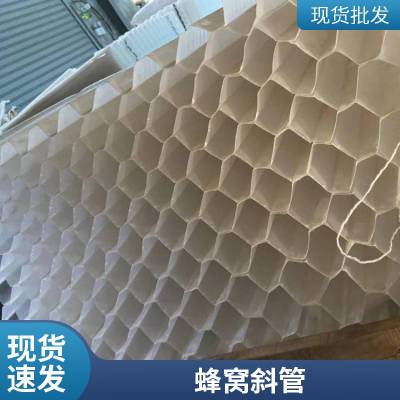 蓝宇化工厂污水处理用蜂窝斜管填料 城市污水进行生化处理蜂窝填料