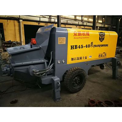 供应众鹏HB45-40型砂浆输送泵 细石泵 混凝土输送泵