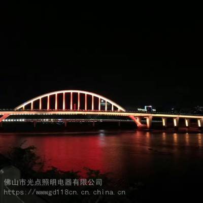 桥梁亮化照明洗墙灯线条灯 光点照明色温1900-6500K/RGB全彩 细心铸就品质