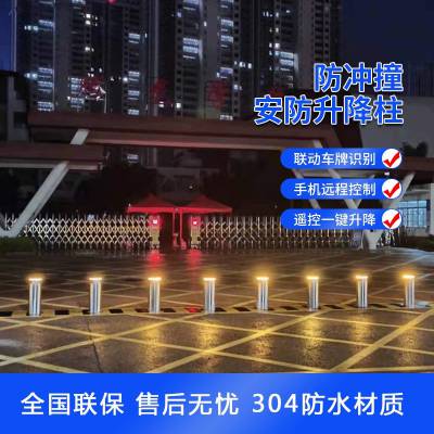 广西防城港自动升降柱 电动升降桩厂家 南宁雄智科技