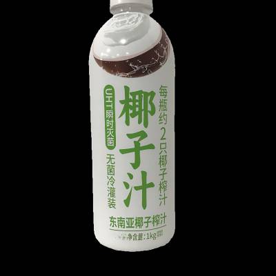 椰子汁代加工 贴牌定制大瓶装饮料生产 无菌冷灌装生产