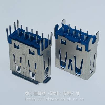USB AF 3.0 180ʽֱDIPĸ//ֱ/ֱ߷/H=14.45
