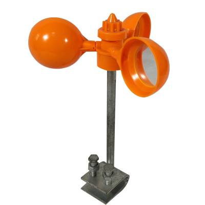 识坚电力线路驱鸟器风力反光赶鸟器电力线路反光吓鸟器