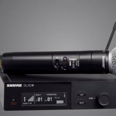 SHURE 舒尔 SLXD24/SM86专业数字无线话筒直播演出会议麦克风 SLXD24/SM86（心形电容）