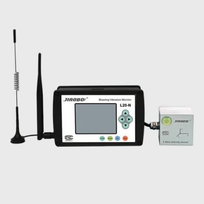 爆破测振仪L20-N英文版,远程无线爆破振动自动化监测预警设备