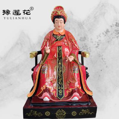 三仙姑神像 寺庙三位神姑娘娘神像 玻璃钢圣母娘娘神像生产