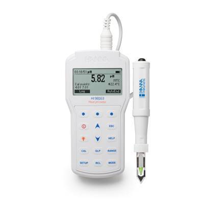 HI98163 哈纳测定仪 微电脑便携式pH-mV-°C/°F测定仪【肉类样品】