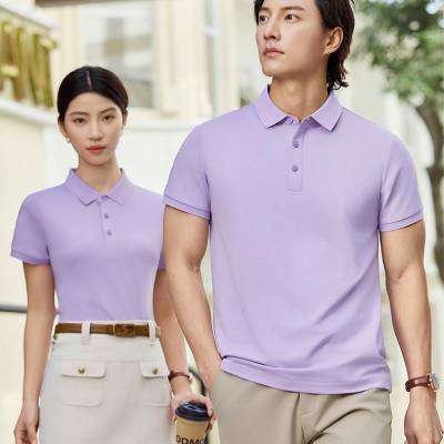 深圳市高档polo衫定做厂家,保安区桑蚕丝polo衫供应,免费加logo