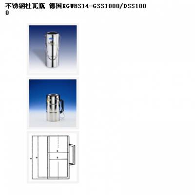 锈钢杜瓦瓶 德国KGW 型号:BS14-GSS1000/DSS1000库号：M403071