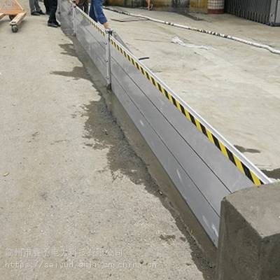 现货加厚铝合金挡水板小区商铺地铁口防洪闸挡板不锈钢防汛挡板