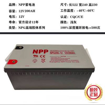 NPPNP12-200 12V200AH̫ά
