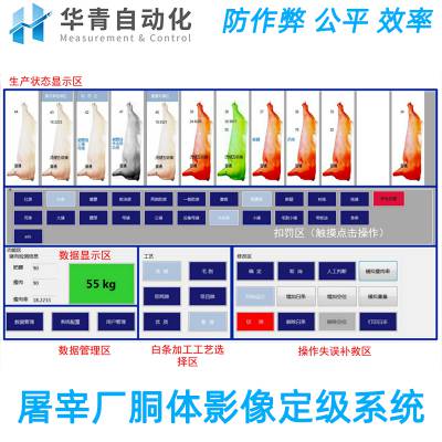 白条影像定级系统 猪胴体自动分级系统