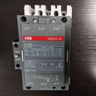 ABB交流接触器 A320-30-11 电压AC220V 300A原装正品 顺丰包邮