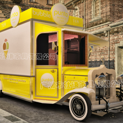 南宁餐车户外冰淇淋移动美食拖车餐车商业街移动商铺