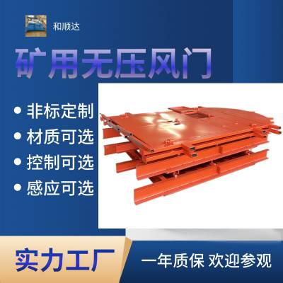 矿用液压自动风门 电动液压控制风门 矿用液压自动风门