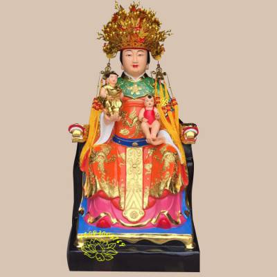 碧霞元君寺廟彩繪佛像雲霄仙子佛像平安女神泰山奶奶神像