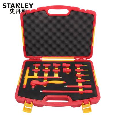 史丹利工具 STANLEY STMT75885-8-23 16件12.5MM系列绝缘工具组套