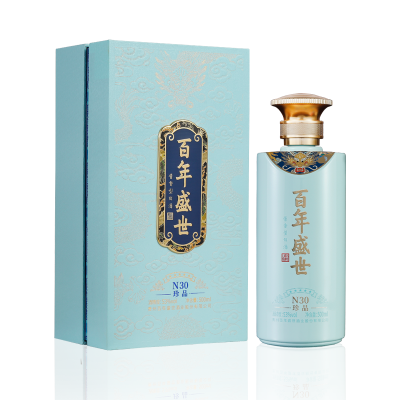 供应贵州茅台镇百年盛世龙腾盛世系列N30（珍品）53度酱香型白酒批发