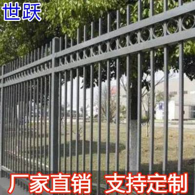 锌钢围墙护栏 欧式鱼池栏杆 农村外墙庭院围栏 案例工程简易款