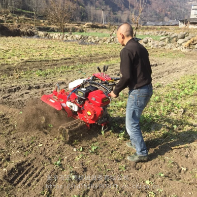 宏德新款柴油培土机 大葱用开沟培土机 小型手扶种植起垄机