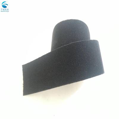 安徽黑绒包辊带 黑色糙面绒布 橡胶包辊带 防滑刺皮
