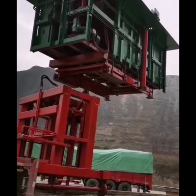 厂家直销移动式水平压缩垃圾箱/勾臂箱与钩臂车对接的生活垃圾处理压缩垃圾箱-德胜DL12