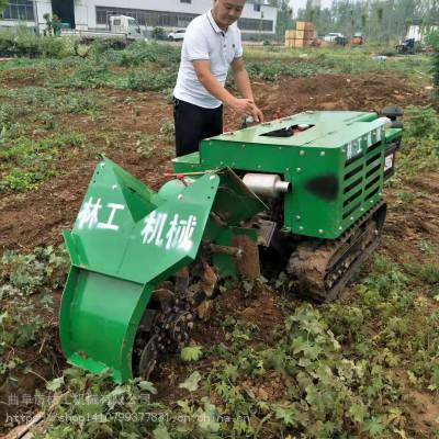 柴油履带式果园开沟施肥机 葡萄园锄草松土机