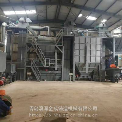 滨海金成粘土砂工艺生产线自动化生产线适用于各行业大小铸件的生产