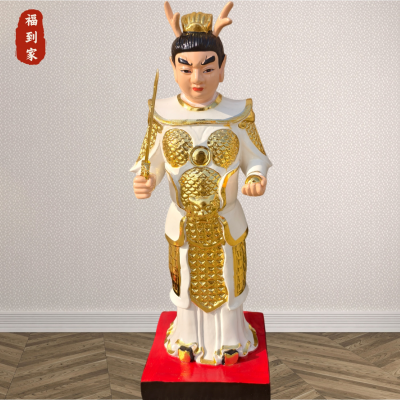 家用供奉38 68公分龙王三太子神像摆件 四海龙王小白龙树脂佛像批发