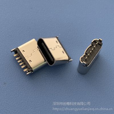 6P׳TYPE-C 6P ֱʽĸ USB 3.1 180ʽֱĸ ߶6.8