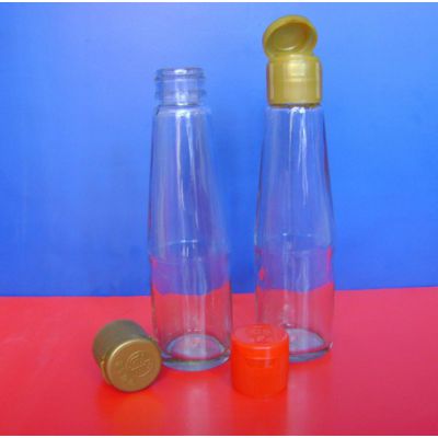 徐州誉华玻璃瓶厂家直销小磨香油玻璃瓶配套盖子