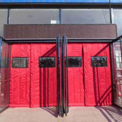 帆布棉门帘旭日环照厂家定做