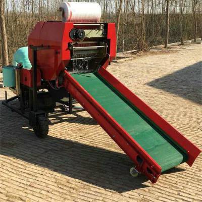 青储打包机进口全自动青储打包机价格玉米青储压缩打包机秸秆包膜一体