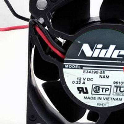 Nidec E34390-55 12VDC 0.22A 6025变频器散热风扇