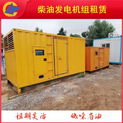 杭 州柴油发电机租赁 现场安装 工厂工程应急供电 功率500KW 联创