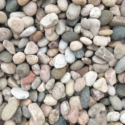 灵寿顺永砂业批量生产优质鹅卵石滤料，黑白鹅卵石
