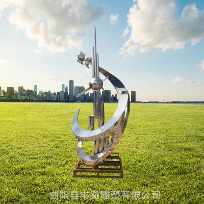 大型不锈钢抽象雕塑城市广场校园希望腾飞现代标志性摆件