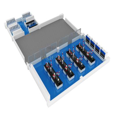 叠彩实验检验台 医院实验台报价环保 检验科工作台定制厂家定制 全钢实验柜