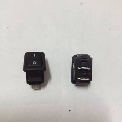 台湾 CANAL超小迷你自弹船型 黑色2脚自复位开关 3A250VAC 全