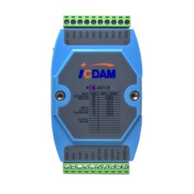 北京首英科技C-4018+ 8路热电偶温度采集模块 485总线 兼容ADAM-4018 AI