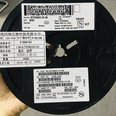 BZT52B22-E3-08 VISHAY/ SOD-123