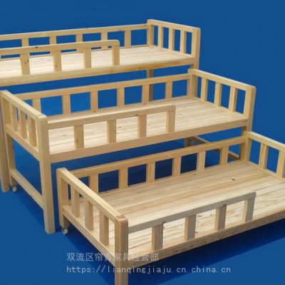 成都幼儿园家具四川幼儿园小床高低床实木材质
