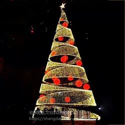 北京大型户外框架圣诞树发光树霓虹灯字牌造型圣诞树可定制4米5米6米8米10米