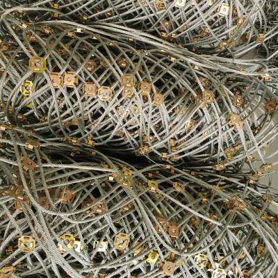 钢丝绳柔性边坡防护网 山体钢丝绳网 边坡主动防护网