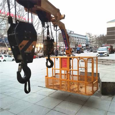 吊车专用吊框吊篮 吊车高空作业吊篮 高处干活钢筋吊篮