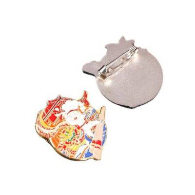 五金烤漆冰箱贴 强磁西服胸章定做 景区纪念品设计徽章制作