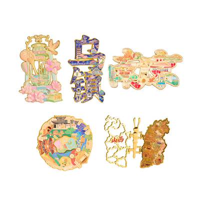 城市地标冰箱贴 文字磁吸贴 活动纪念礼品诚泰工艺