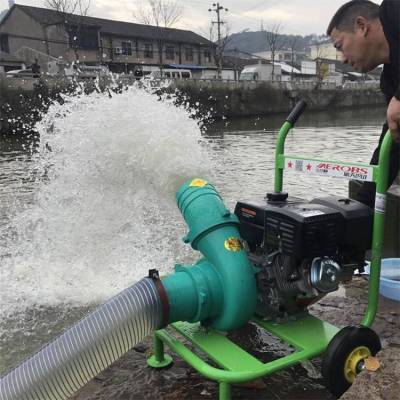 电启动柴油机抽水泵农用高扬程汽油抽水机4寸农业灌溉高压自吸泵生产厂家