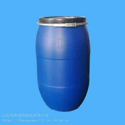 PE化工塑料桶厂家 160L广口塑胶桶供应 160kg周转桶供应